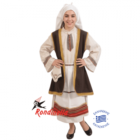 Παραδοσιακή Παιδική Φορεσιά Ελληνοπούλα - Σουλιώτισσα Νο 4-6