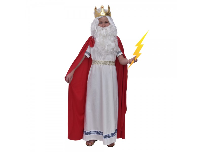 Παιδική Στολή Θεός Δίας ( Κόκκινο )