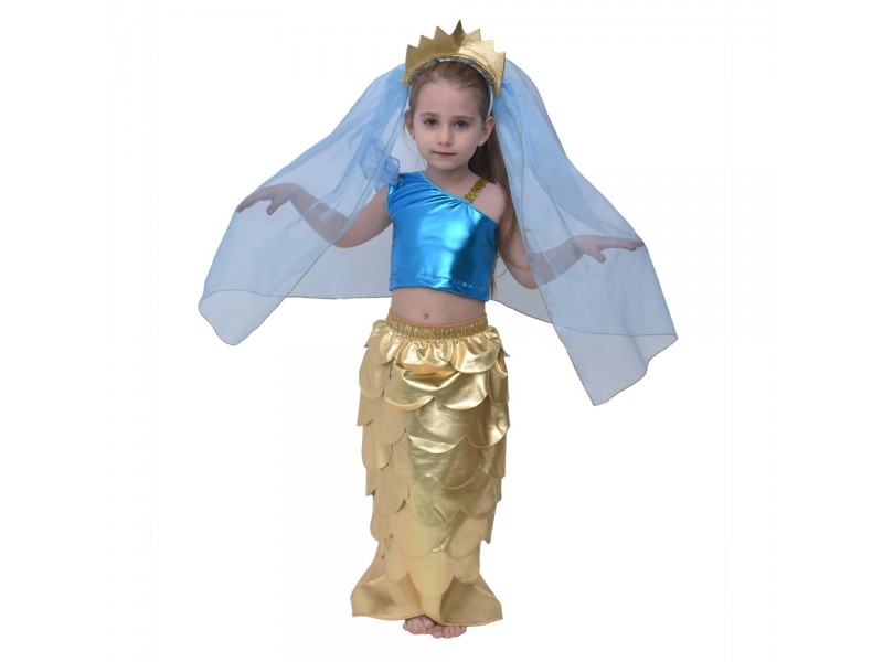 Παιδική Στολή Γοργόνα Χρυσό