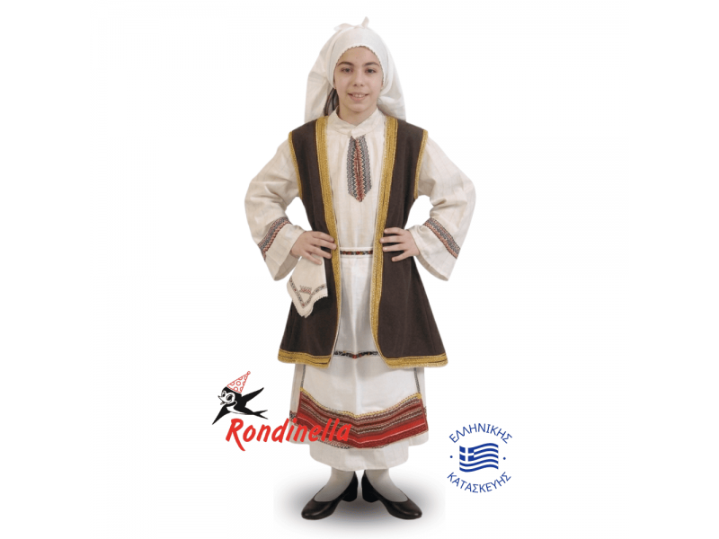 Παραδοσιακή φορεσιά Ελληνοπούλα - Σουλιώτισσα S-M-L