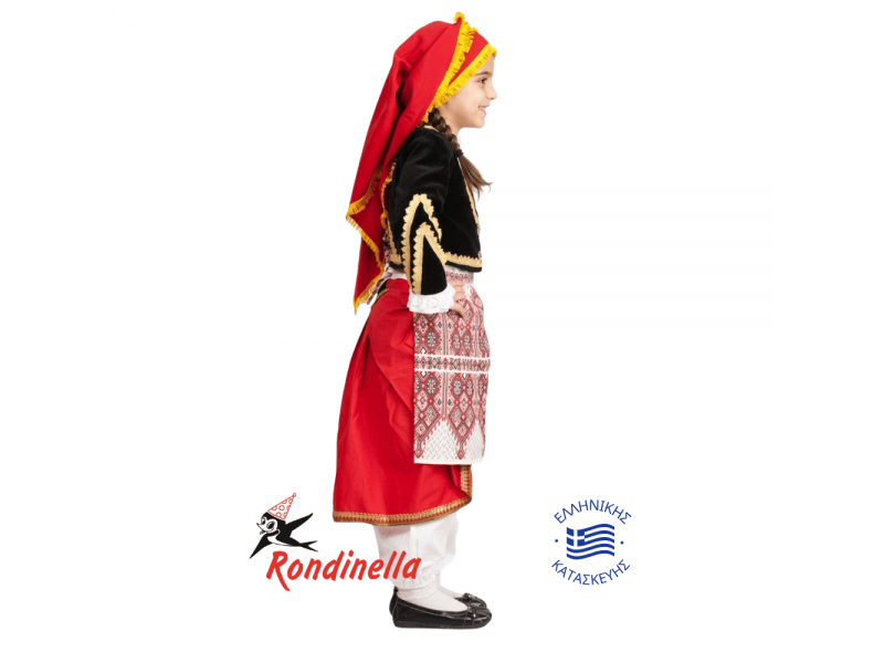 Παραδοσιακή στολή Κρητικοπούλας Νο 12-14