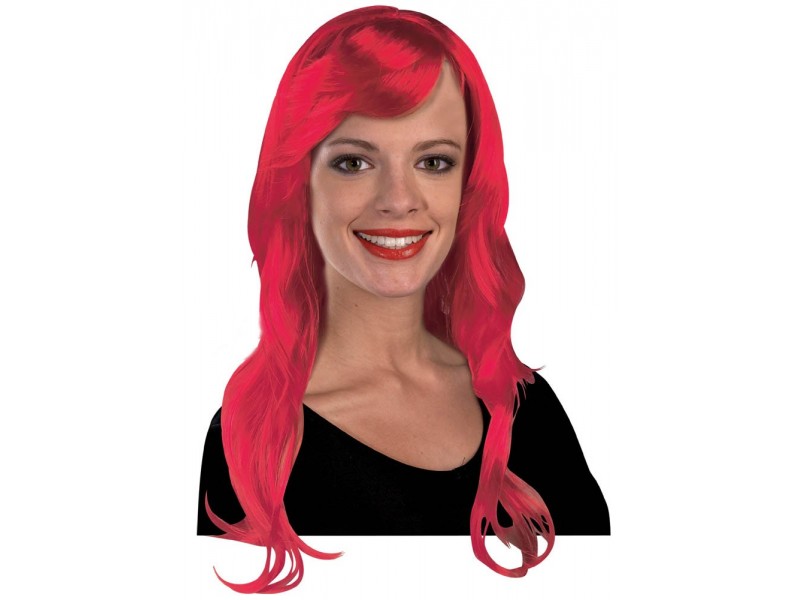 Περούκα Μακριά Κόκκινη 70εκ.