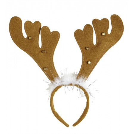 Στέκα Κέρατα Ταράνδου Με Κουδουνάκια