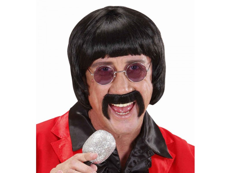 Περούκα 60's Με Μουστάκι & Γυαλιά