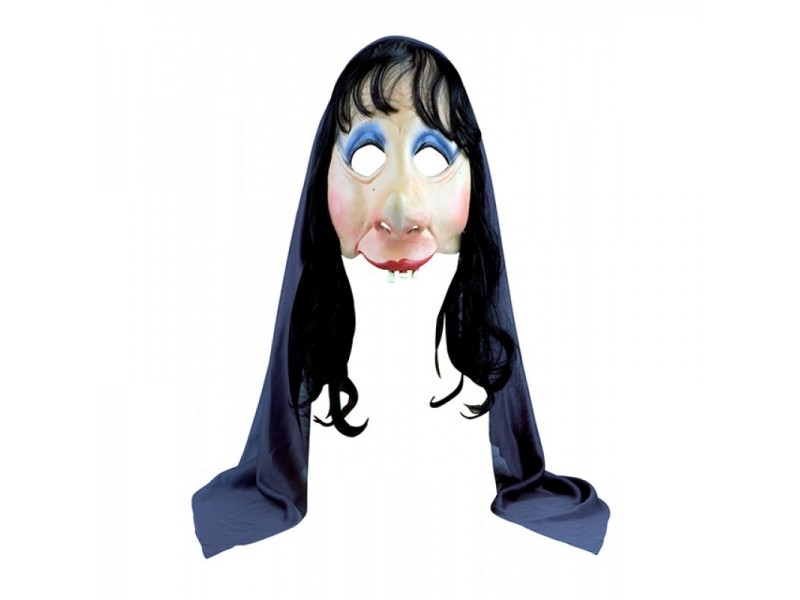 Μάσκα Λάτεξ Γριάς με Μαντήλι
