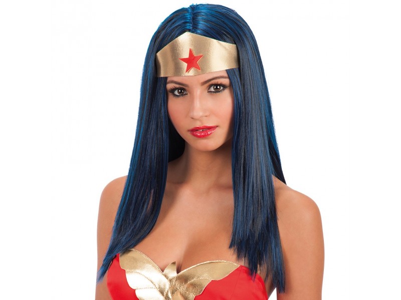 Περούκα Μπλε Super Hero Woman