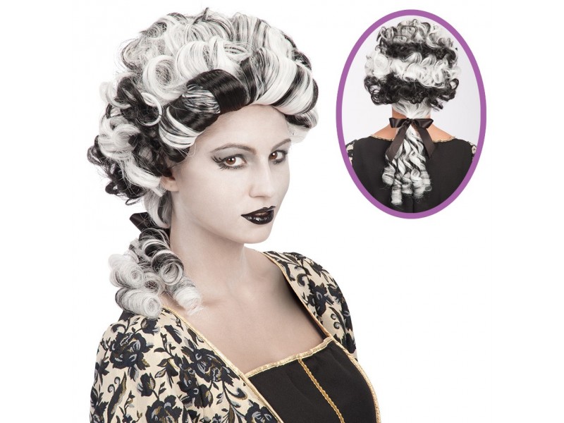 Περούκα Εποχής Ασπρόμαυρη