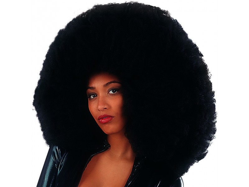 Περούκα Super Αφάνας Μαύρη 60cm