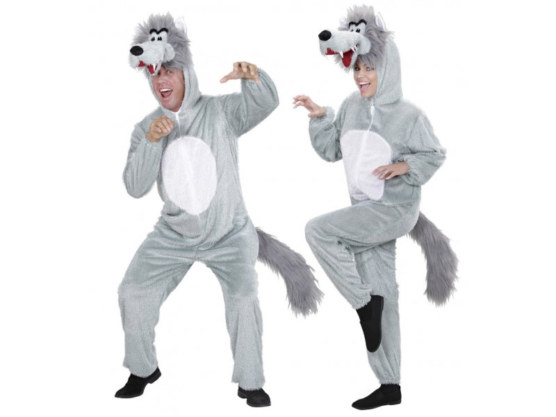 Στολή Μασκότ Λύκος Ολόσωμη Φόρμα