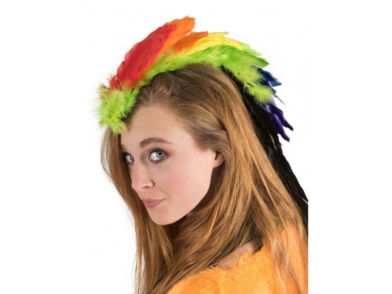 Στέκα Παπαγάλου Φτερά Πολύχρωμα