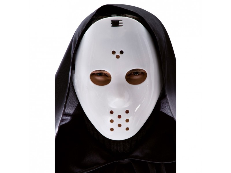 Μάσκα Χόκεϊ Λευκή