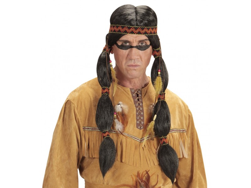 Περούκα Ινδιάνου με Κορδέλα