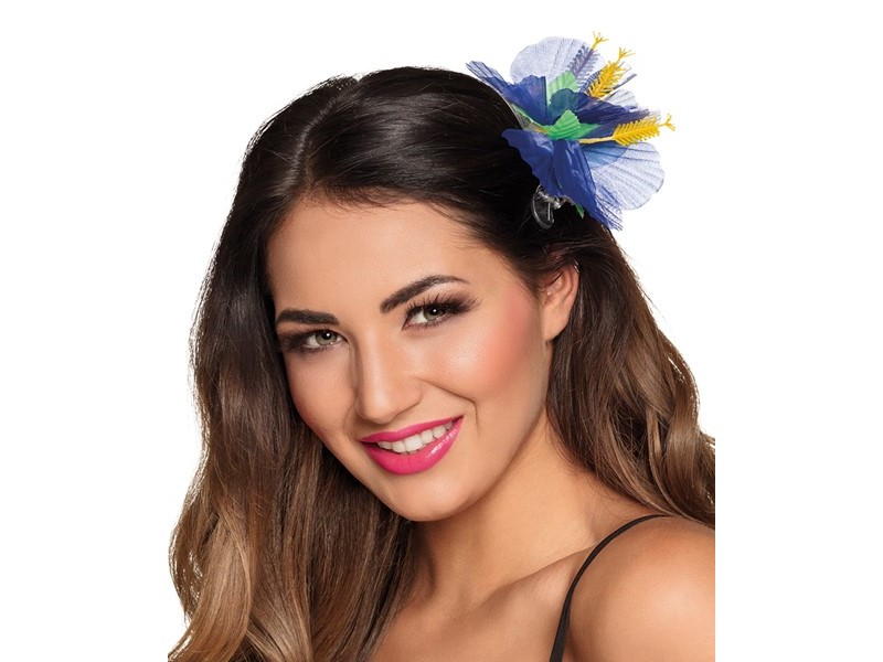 Διακοσμητικό Λουλούδι Για Το Κεφάλι Ιβίσκος Μπλε