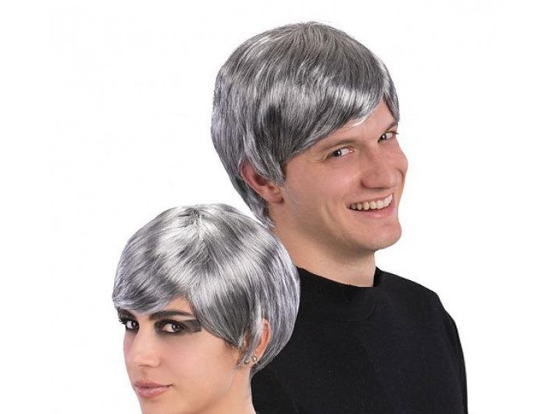 Περούκα Ανδρική Γκρι