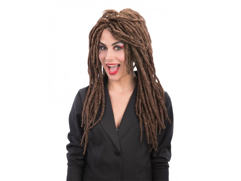 Περούκα Ράστα Μακριά Καστανή