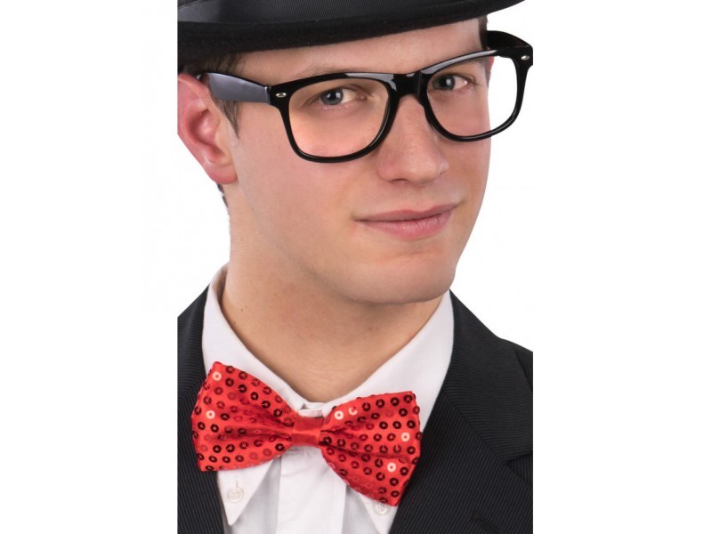 Παπιγιόν Κόκκινο Με Πούλιες 12cm