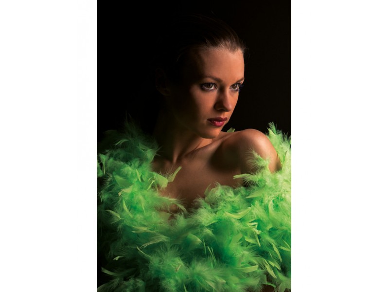 Φτερό Μποα Πράσινο Φλούο 180 εκ.