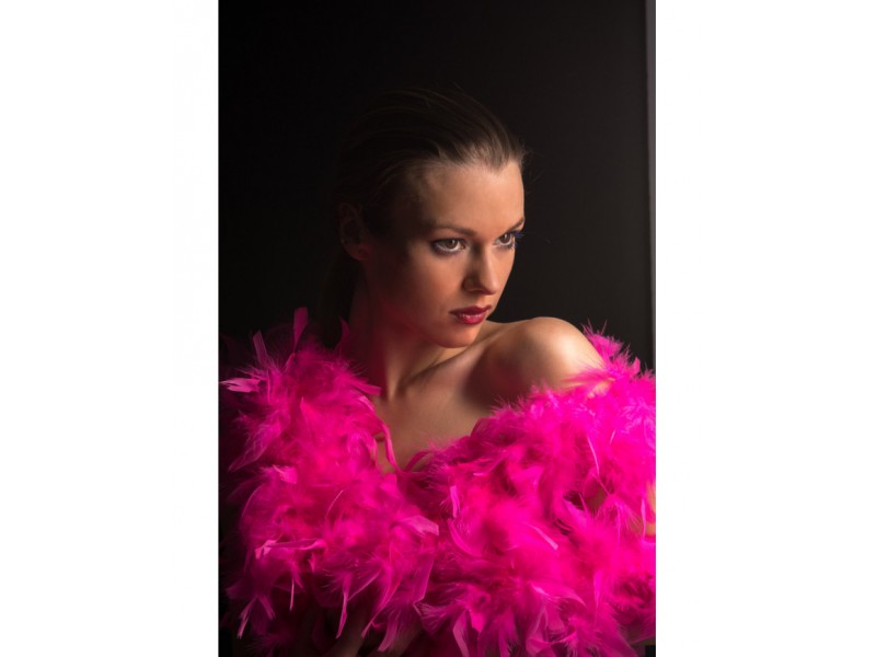 Φτερό Μποα Φούξια Φλούο 180 εκ.