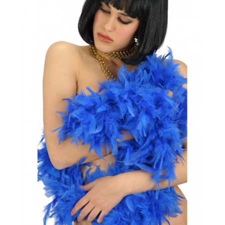 Φτερό Μποα Μπλε Ποιοτικό 180 εκ.