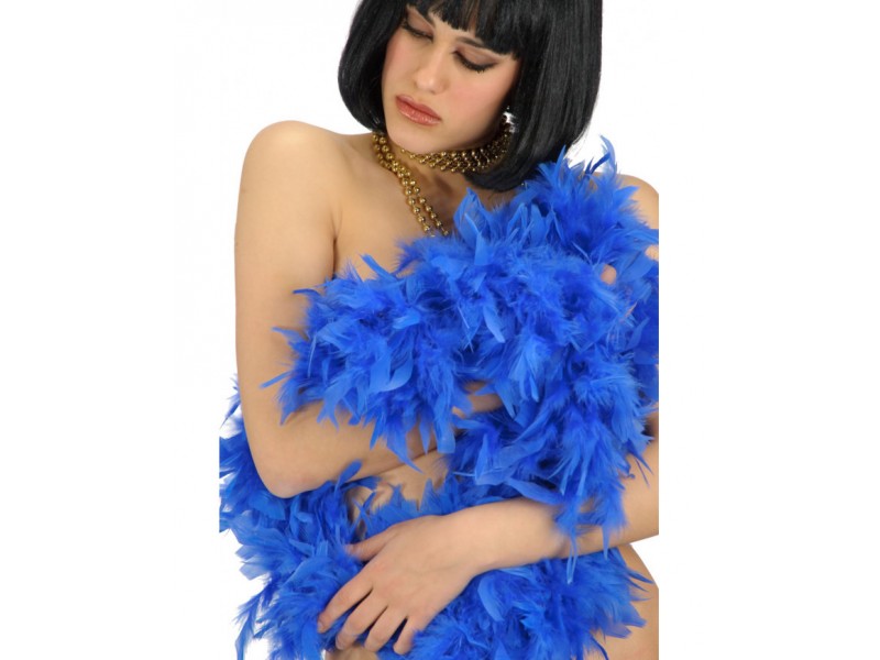 Φτερό Μποα Μπλε Ποιοτικό 180 εκ.