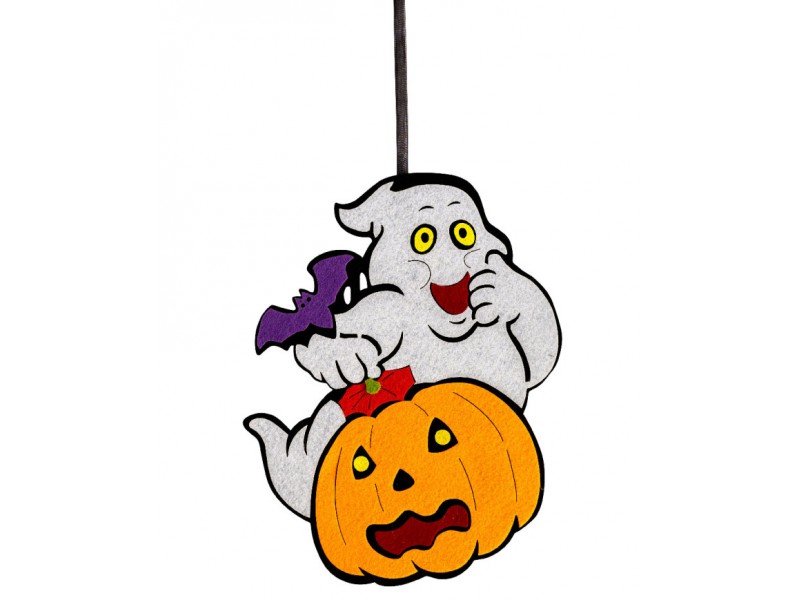 Διακοσμητικό Κρεμαστό Halloween Φάντασμα 25cm