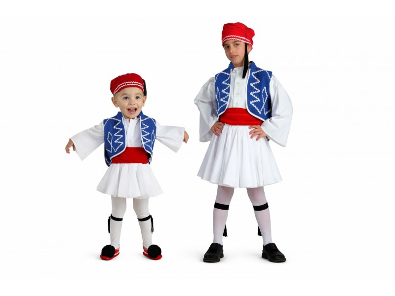 Στολή Τσολιάς - Μπεμπέ - Παιδικό