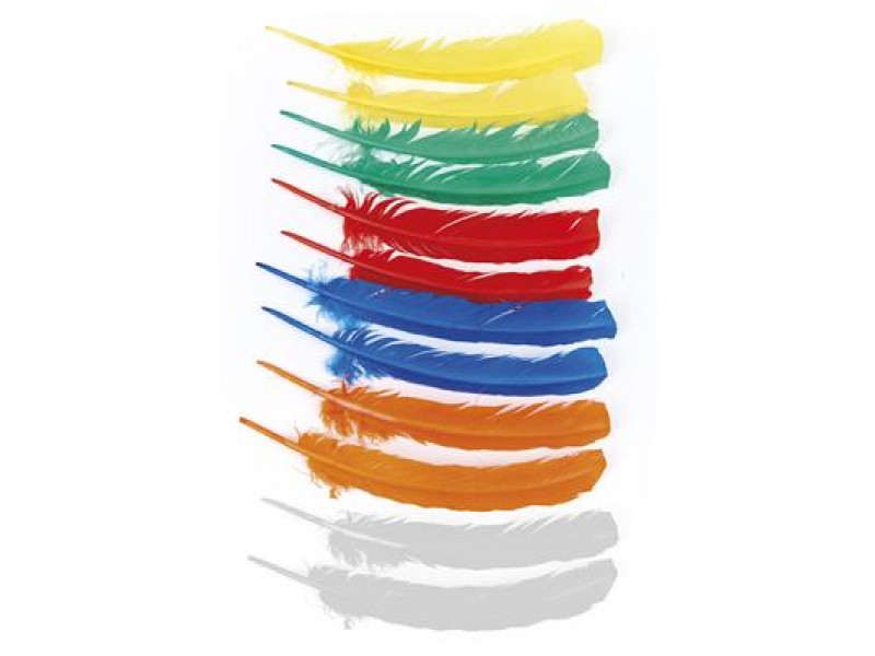 Φτερά Ινδιάνου Μονόχρωμα 12τμχ