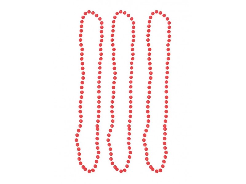 Κολιέ Fluo Ροζ 40cm Σετ 3 Τεμάχια