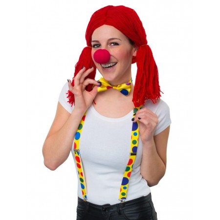 Σετ Κλόουν ( Τιράντες, Παπιγιόν, Μύτη)