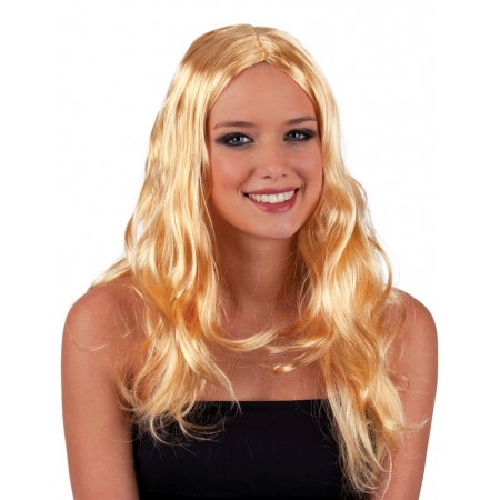 Περούκα Ξανθιά Με Χωρίστρα
