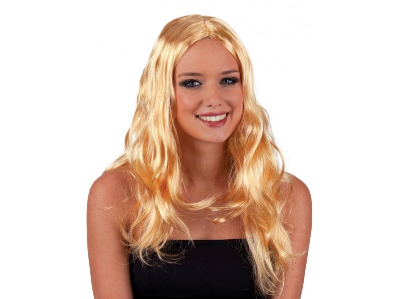 Περούκα Ξανθιά Με Χωρίστρα