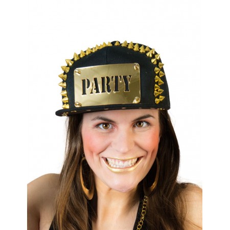 Καπέλο Μαύρο Χρυσό Party