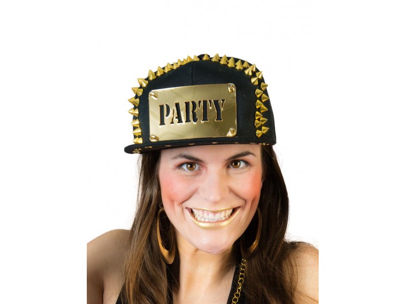 Καπέλο Μαύρο Χρυσό Party