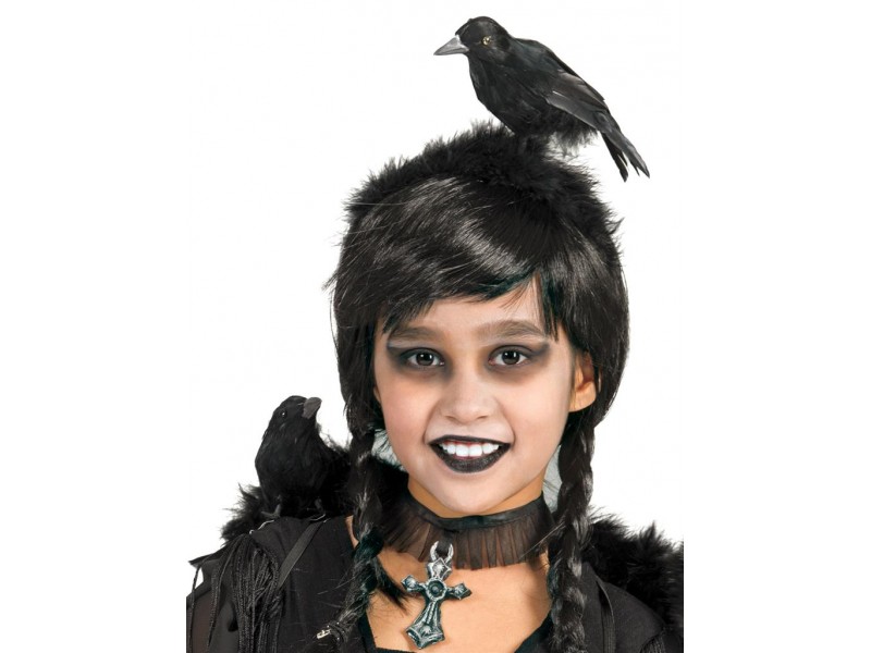 Στέκα Halloween Με Διακοσμητικό Κοράκι