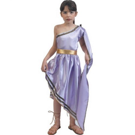 Στολή Αρχαία Ελληνίδα (λιλά λοξό)