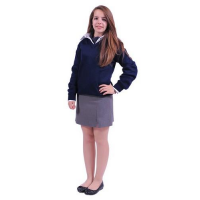 Πουλόβερ παρέλασης γκρι Νο 36-44